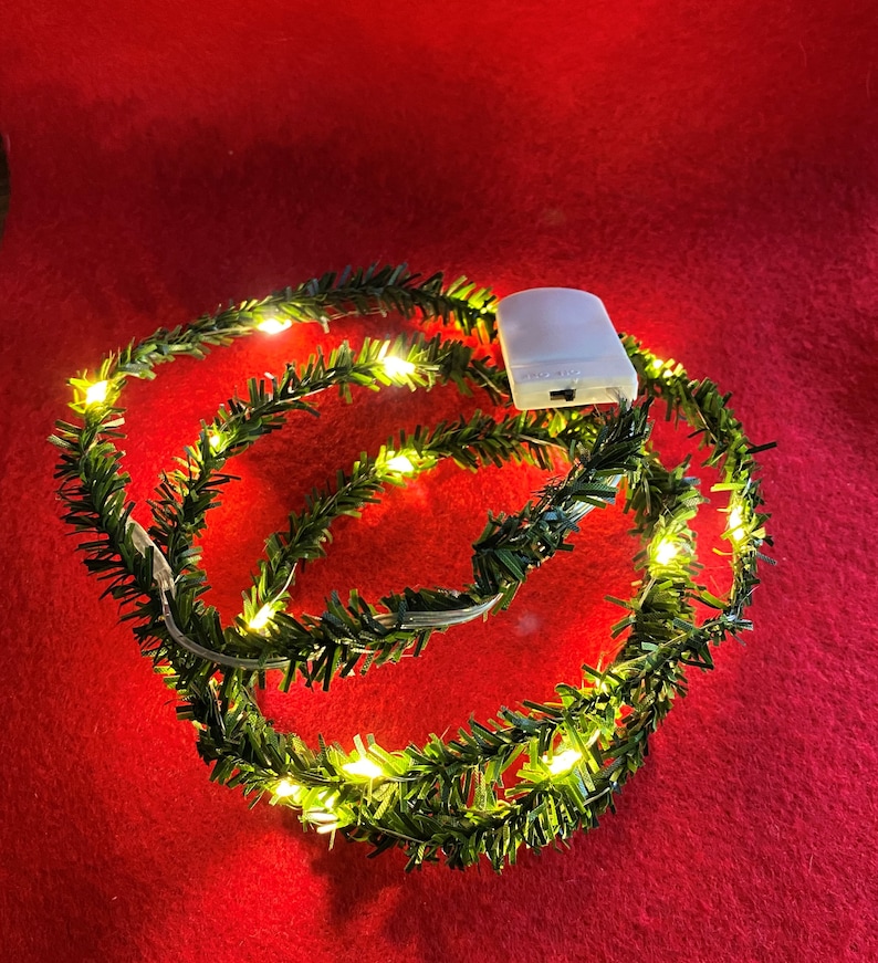 112 Miniature Dollhouse Christmas Garland Decoration With Etsy