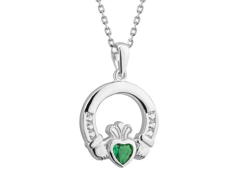 Sterling Silver Claddagh Pendant