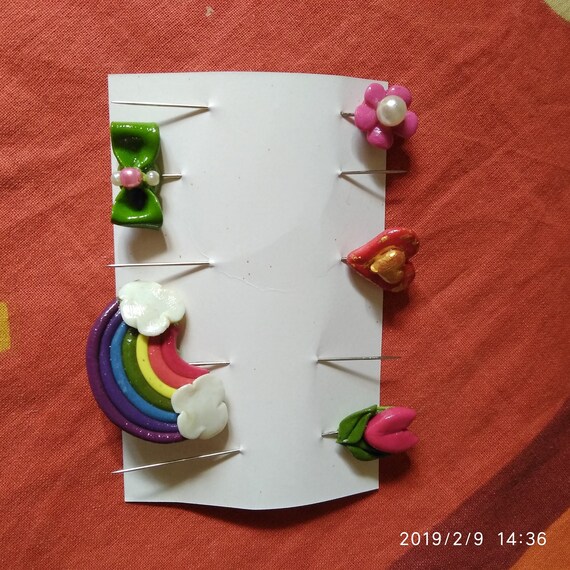 Items Similar To Pins Handmade Hijab Pins Hijab Rida Clay