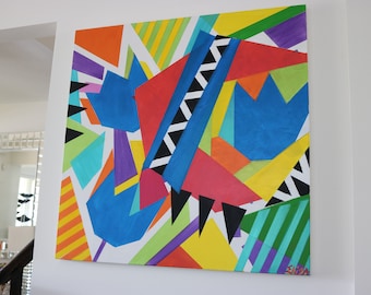 Summer Fun, Original Acrylic Art