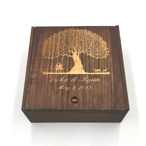 Memory Box, Keepsake box, Wedding memory box, Wooden Box, Wooden keepsake box, Couples Gift, Gifts for her, Wooden memory box, Wood