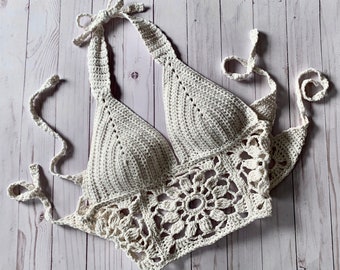 May Flowers Bralette - Crochet Pattern Only