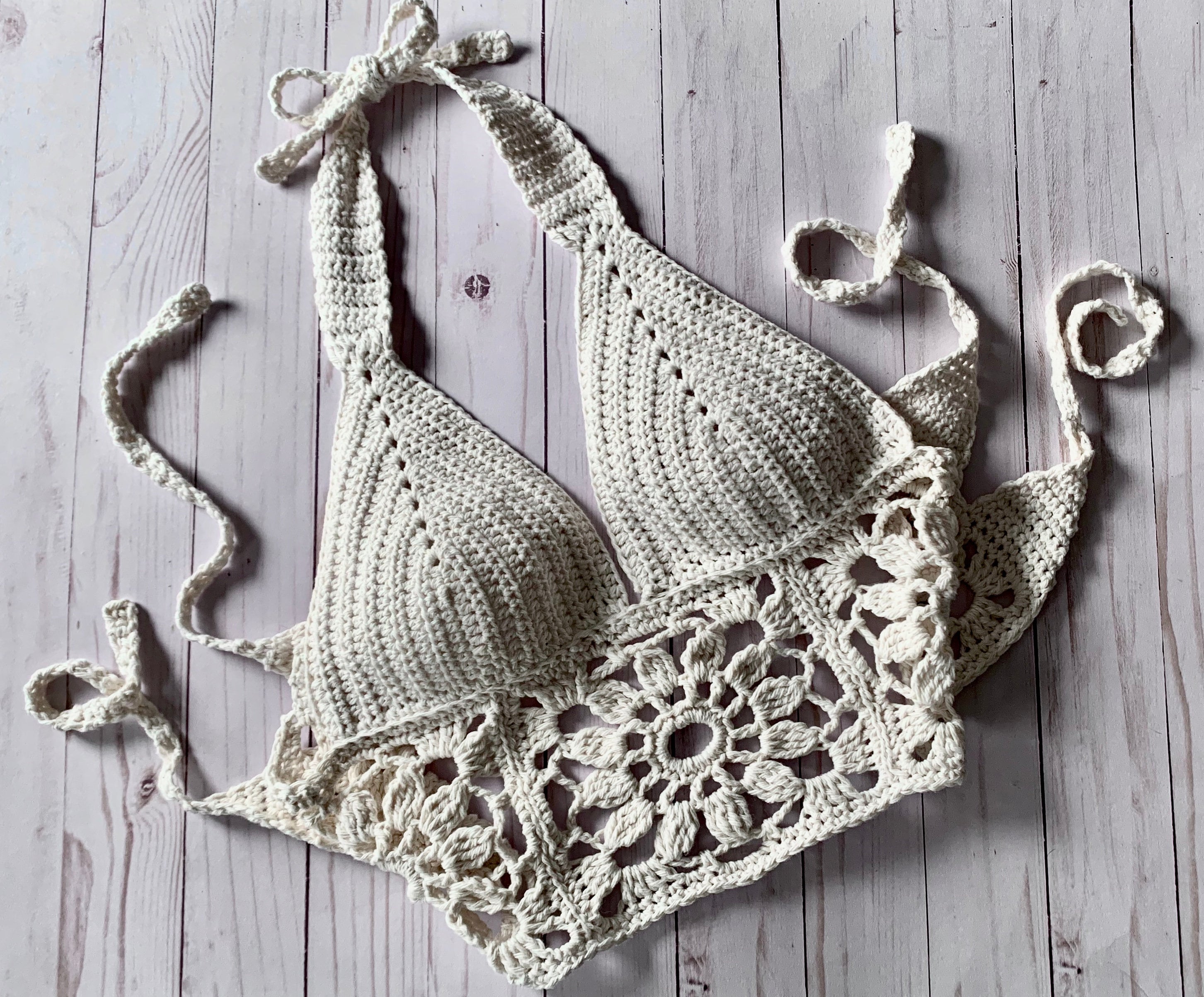 May Flowers Bralette Crochet Pattern Only - Etsy Canada