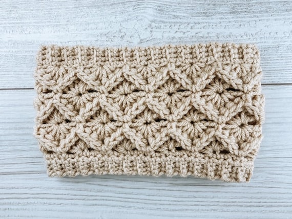 Ear Warmer Crochet Pattern, Crochet Headband, Kids Crochet Pattern, Ladies Crochet Ear Warmer Pattern | Sugar Maple Headband Crochet Pattern