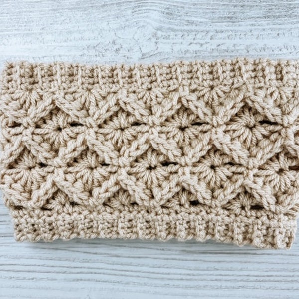 Ear Warmer Crochet Pattern, Crochet Headband, Kids Crochet Pattern, Ladies Crochet Ear Warmer Pattern | Sugar Maple Headband Crochet Pattern