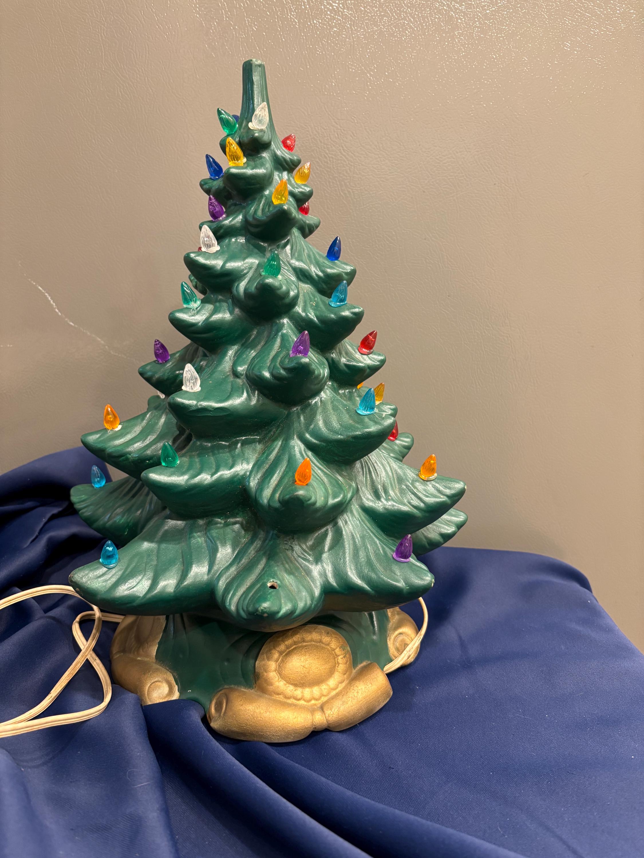 Vintage Ceramic Christmas Tree 70s - Etsy