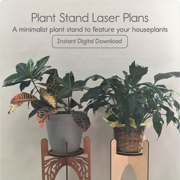 Plant Stand Laser Plans - Instant Digital Download