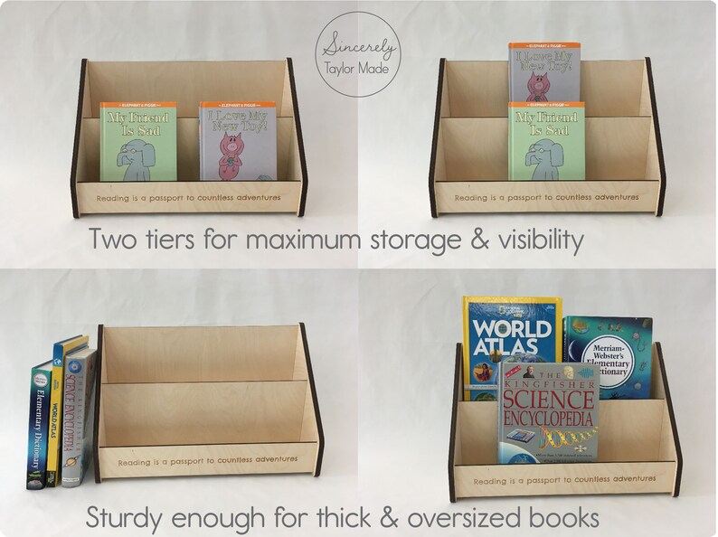 Little Bookshelf Laser Cut File Instant Digital Download Etsy