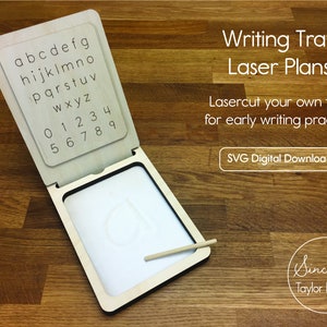 Escribir bandeja de corte láser archivo - Descarga digital instantánea