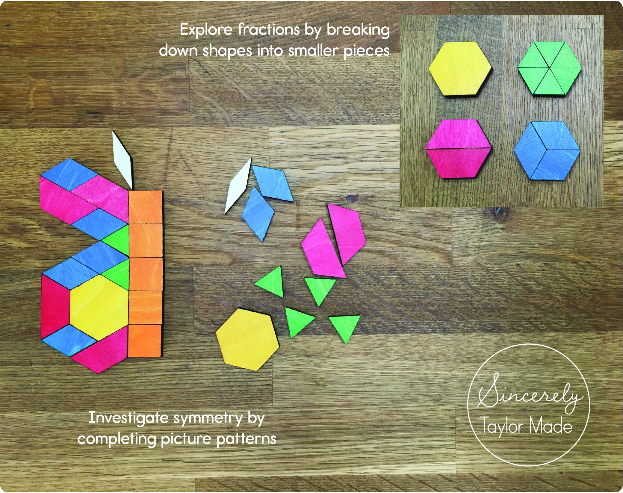 Pattern Blocks Laser Cut File - Instant Digital Download - Etsy