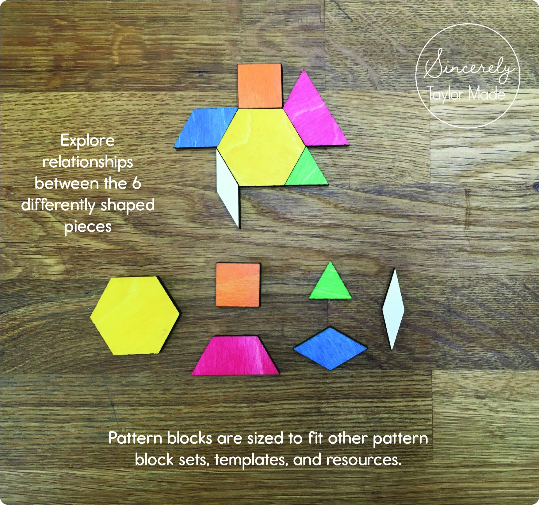 Pattern Blocks Laser Cut File - Instant Digital Download - Etsy