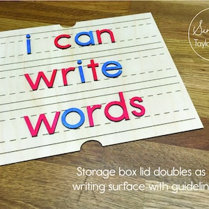 Montessori Movable Alphabet Laser Cut File - Instant Digital Download ...