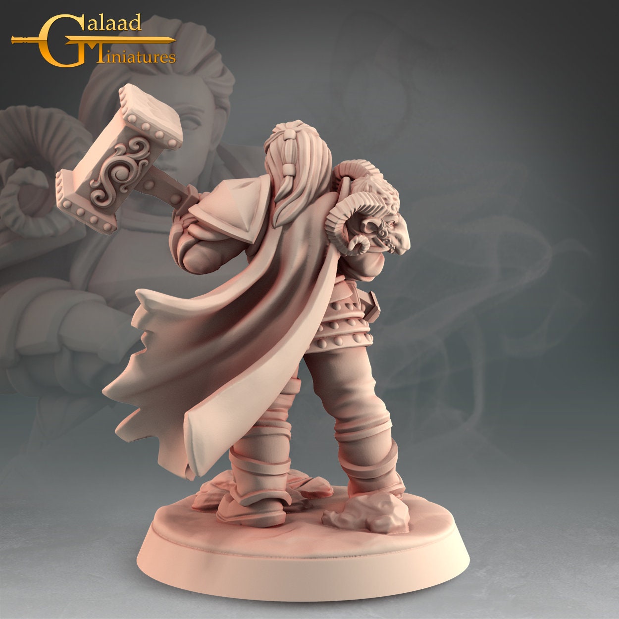 d&d dwarf fighter miniature
