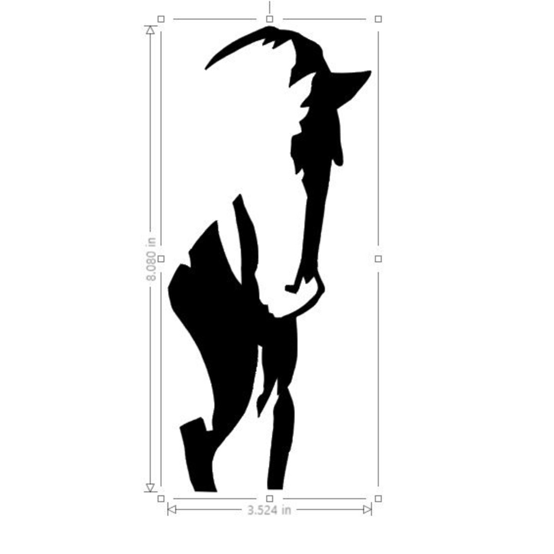 Horse Silhouette Vinyl Truck Decal Western Horse Car Decal Etsy