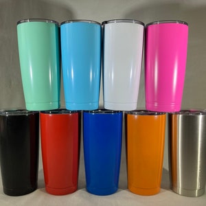 Custom logo, 20oz insulated tumblers.