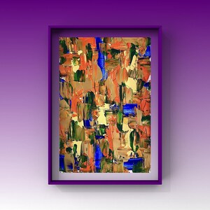 PASSI/ Arte, pittura, arte originale, arte da parete, pittura astratta, arte astratta, pittura originale, pittura di grandi dimensioni, decorazioni per la casa