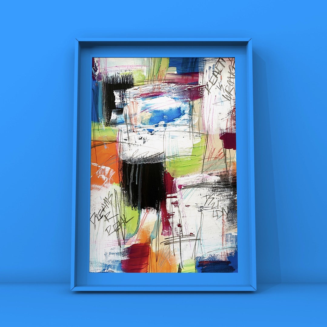 THE VERSUS Art Collection, Original Art, Wall Art, Abstract Painting