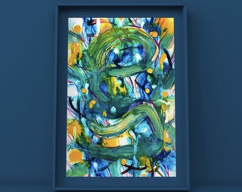 ABYSS| Art, Painting, Original Art, Wall Art, Abstract Painting, Abstract Art, Original Painting, Large Painting, Home Decor