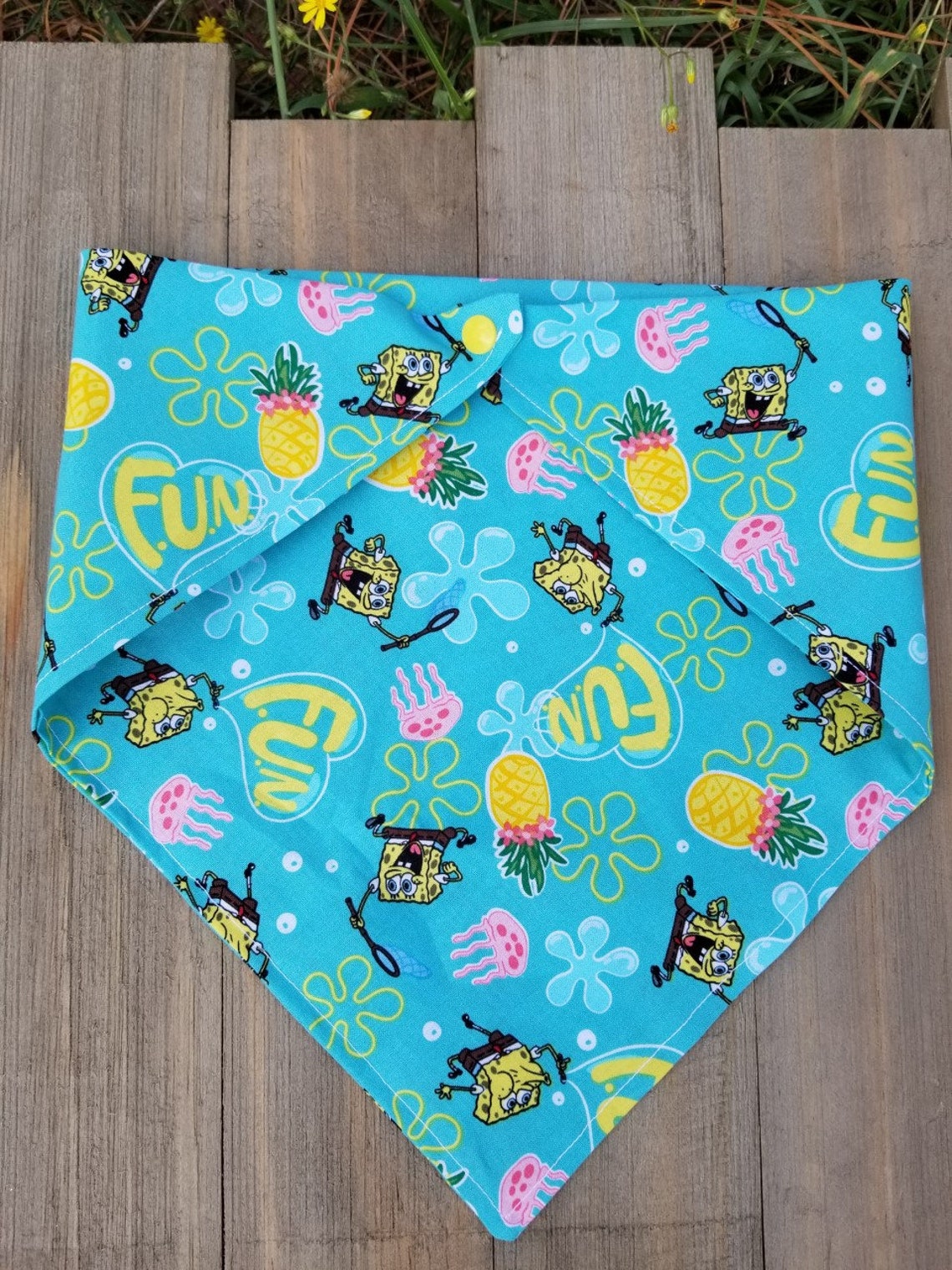 SPONGEBOB SQUAREPANT BANDANA Etsy