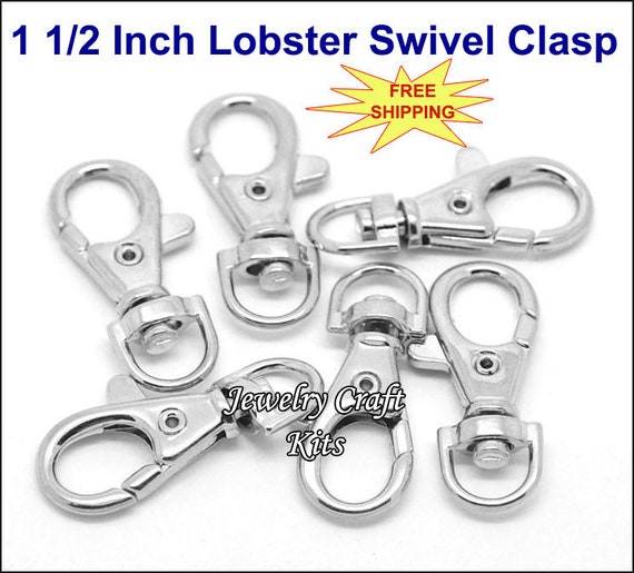 Lobster Claw Swivel Clasp, Silver Tone Wallet Hardware, Parrot Clasp, Purse  Strap Hardware, Bag Strap Hardware, Lanyard Hook TCK119