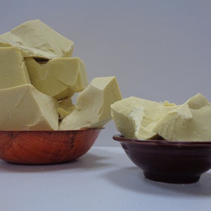 MANTECA DE CACAO PURA CRUDA, ORGÁNICA, SIN REFINAR, NATURAL, PURA, PRENSADA DE PRIMERA, DE CALIDAD PREMIUM, SIN HEXANO. Elija el tamaño de 2 oz. a 55 libras.