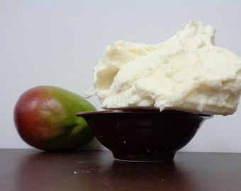 Raw MANGO BUTTER Unrefined Organic Natural 100% Pure Premium Quality  - Choose Size 2 oz. to 50 Lbs.