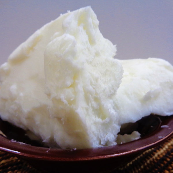 Refined White SHEA BUTTER Pure Natural Premium Quality From GHANA Choose Size 2 oz. to 50 Lbs.