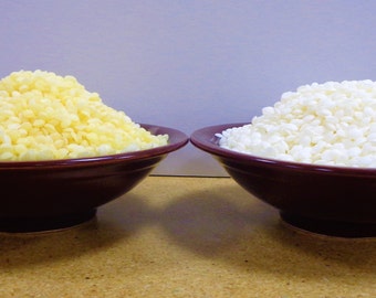 Pure Natural BEESWAX GRANULES White And Yellow Premium Quality Sizes 2 oz. to 10 Lbs