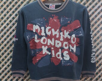 Michiko London Junior Hoodie Vintage Michiko London Junior Love Music Long sleeve Pink Shirt Michiko Zipper girls Shirt Size 11