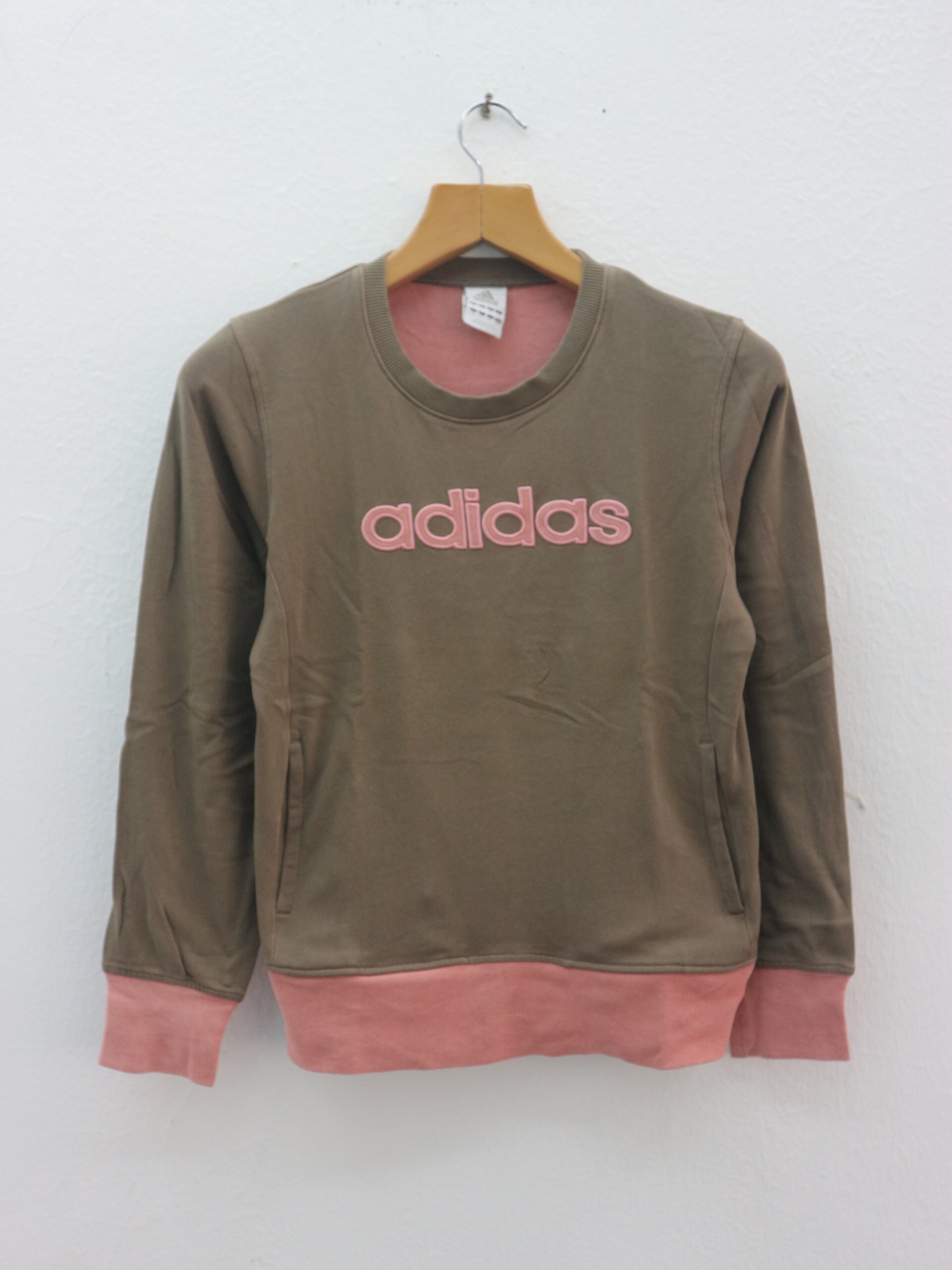 Vintage Adidas Sweatshirt Big Logo Sport Wear Sweater Size S | Etsy
