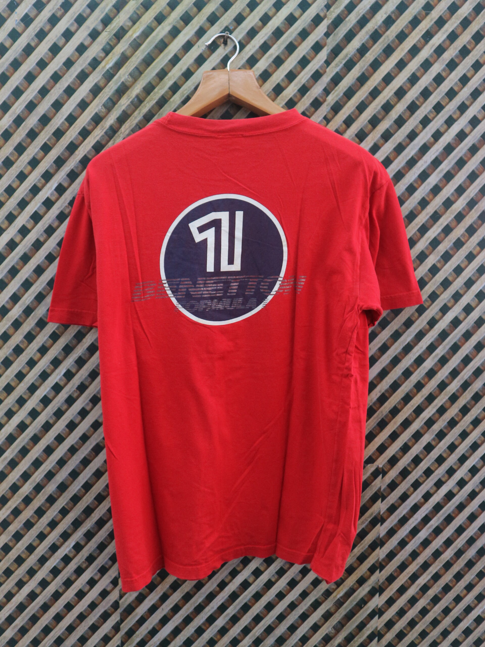 Vintage Benetton T Shirt Big Logo Sport 