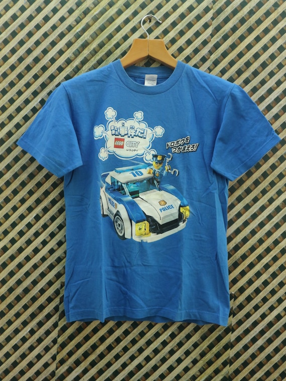 Vintage Lego T Shirt Big Print Logo 