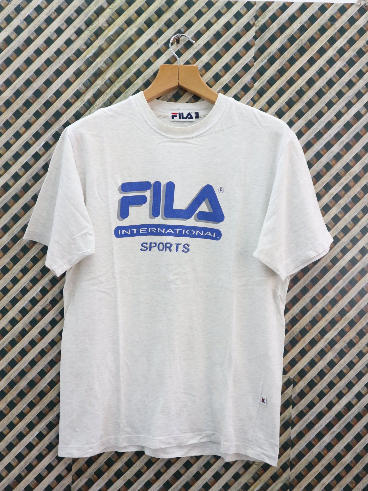 Vintage Fila Big Logo T Shirt Sport 