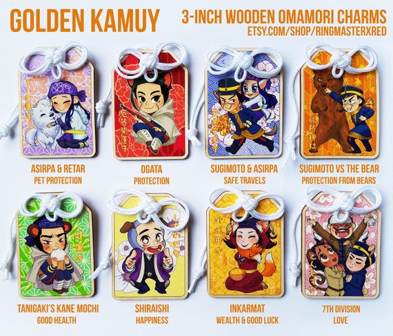 Golden Kamuy Novelty Omamori Charms Golden Kamuy Ogata Etsy Golden Kamuy Novelty Omamori Charms Golden Kamuy Ogata Etsy