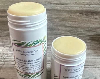 Vegan All Natural Deodorant, Deodorant Baking Soda & Aluminum Free, Lavender Odor fighting Deodorant, Citrus Cedar Sensitive Skin Deodorant