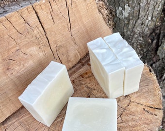 Organic Unscented Castile Soap, Handmade Olive Oil Soap