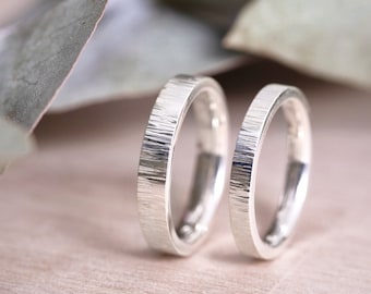 Wedding rings 'Vertical', wedding rings, engagement ring, silver rings, partner rings, engagement rings