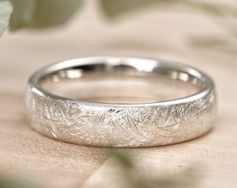 Silver ring, wedding rings, engagement ring, partner rings, attachment ring, attachment ring, stackable