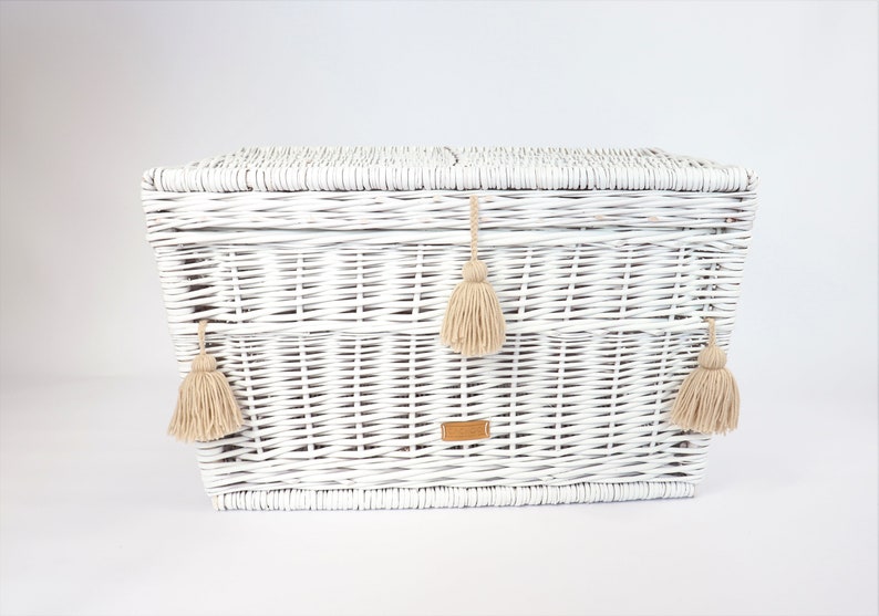 Wicker Toy Chest Christmas Gift Etsy