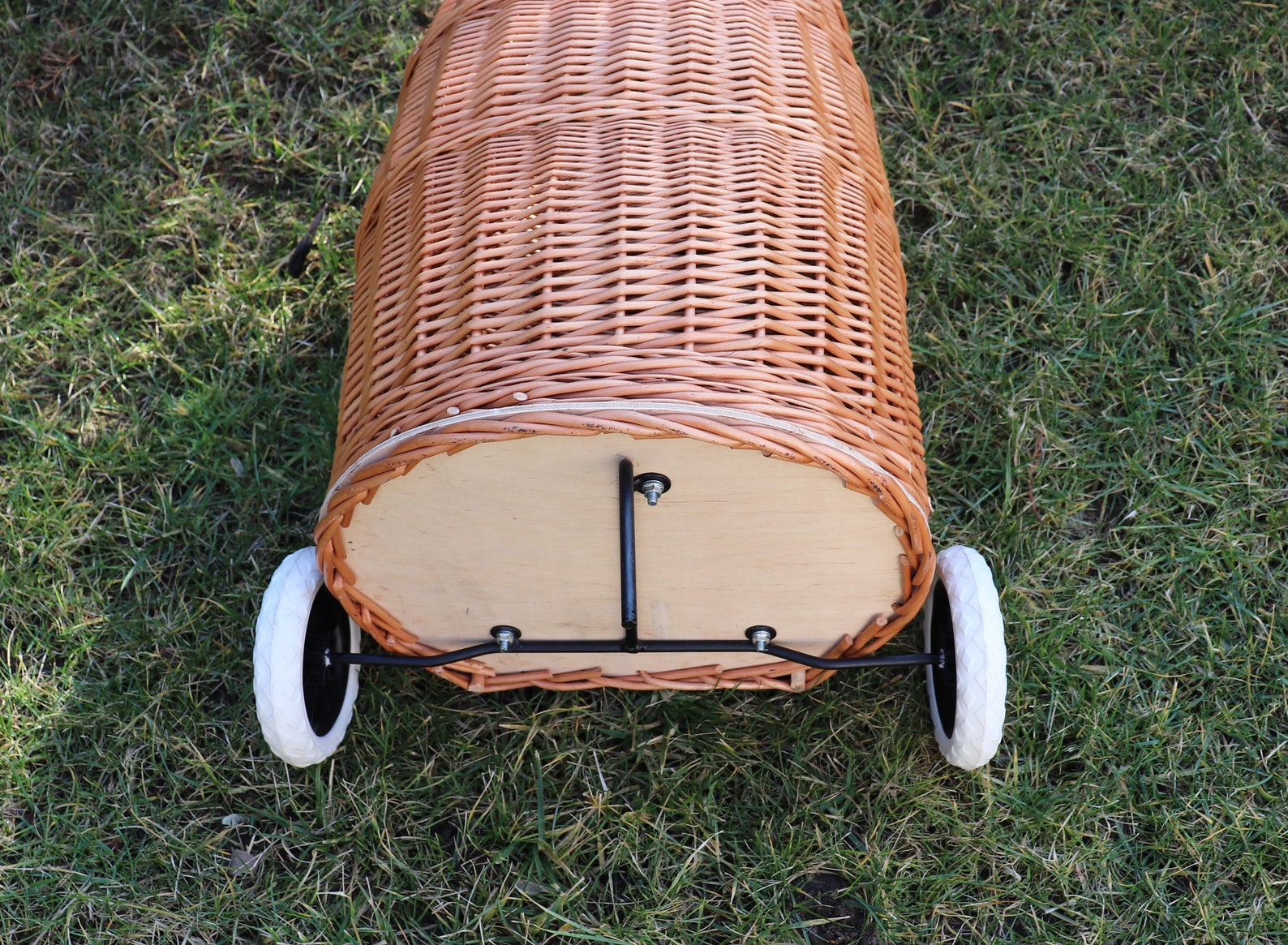 Wicker shopping trolley wicker shopping cart willow shoping Etsy