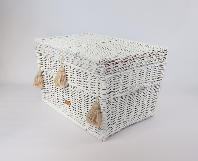 Wicker Toy Chest Christmas Gift Etsy