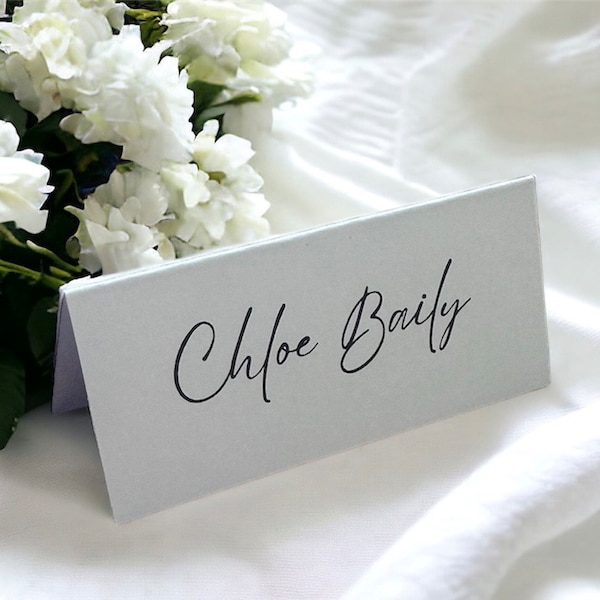 Minimalist Wedding Place Cards, Wedding Name Cards, Wedding Table Names, Wedding Favours