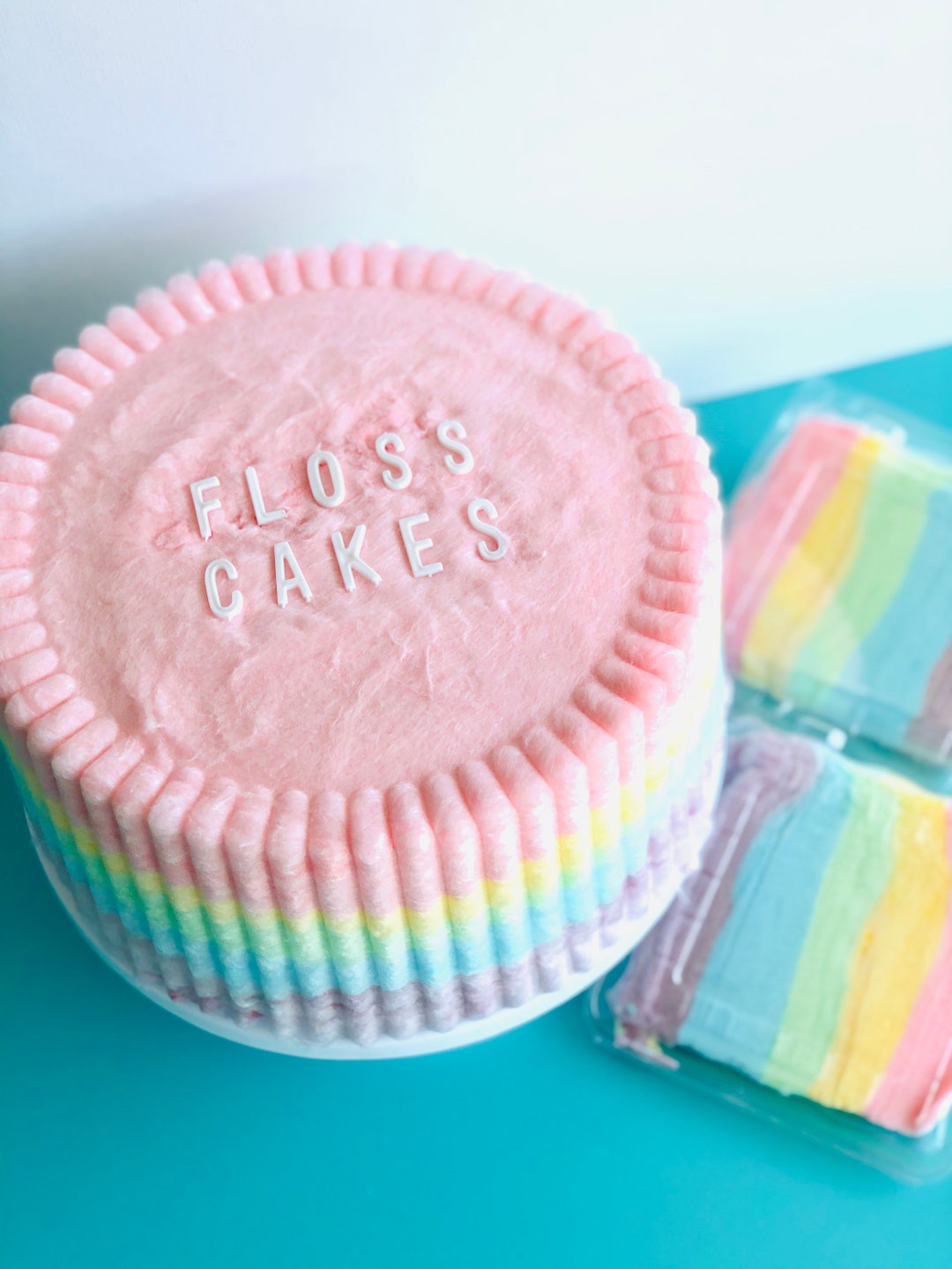 Floss Cotton Candy Unicorn Magic Cake Etsy