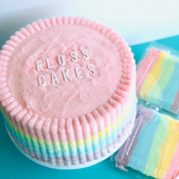 Floss Cotton Candy Unicorn Magic Cake