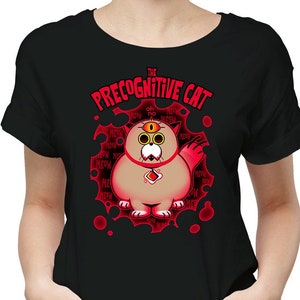 The Precognitive cat! // T-Shirt / Mask / Kids T-Shirt / Sweatshirt / Hoodie / Big size // kid cosmic cat animal space cartoon tee