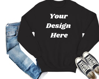 Custom Sweatshirt for adults | Custom Shirt | Custom Logo Sweatshirts | Your Logo Here Custom Shirt | Personalized Shirt | Logo Shirt