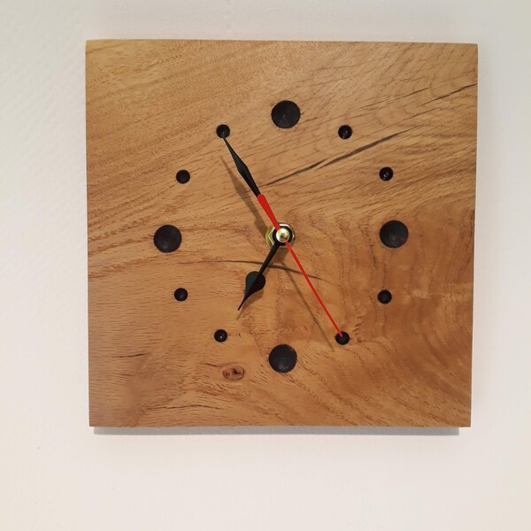 Wooden Wall Clock Etsy UK