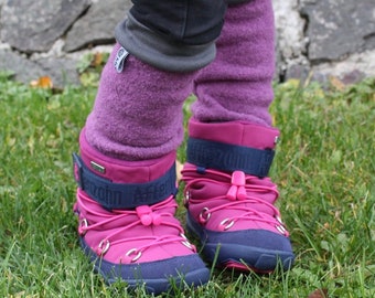 Walk cuffs baby children's wool leg warmers babywearing babylegs leg merino