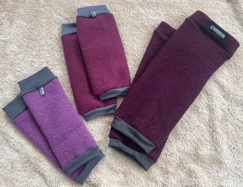 Merino Walk Bein Stulpen Damen Wolle Beinwärmer Bild 8