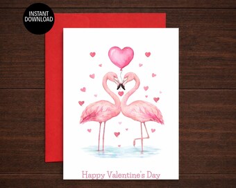 Valentine’s Day Printable Greeting Card – Instant Download